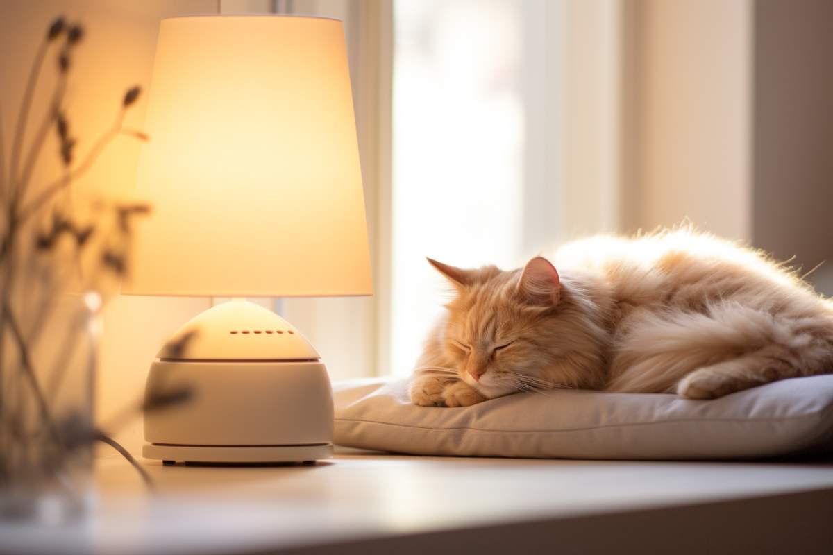 chat en train de dormir